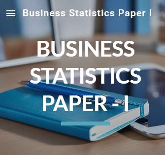 B. Com. II Sem. III Business Statistics Paper I